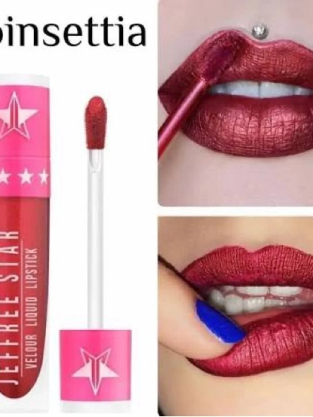 Jeffree Star Velour Liquid Lipstick — “Poinsettia” LIMITED EDITION!  (BNIB)